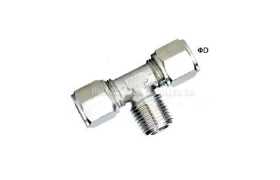 China Brass Tee Fast Compression Fitting 2Mpa G1/4