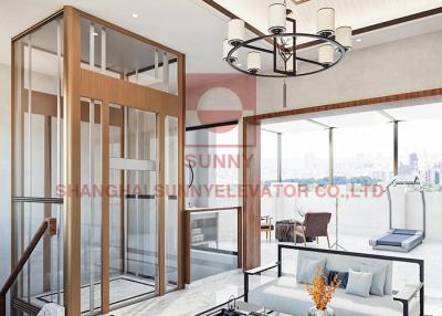 China VVVF Hydraulic Small Residential Elevator Mini Home Lift For Home Usage for sale