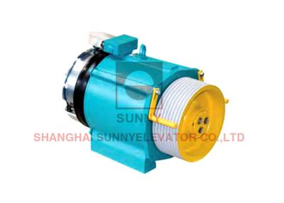 China Elevator Traction Machine Elevator Spare Parts 240mm Sheave Diameter Blue for sale