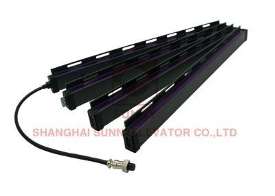 China Elevator Light Curtain Elevator Spare Parts Safety Sectional Type Black for sale