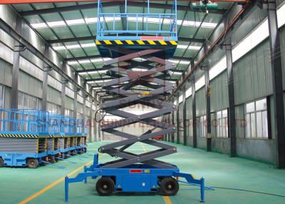 China 2300kg Load Aerial Work Hand Push Mobile Scissor Lifts Remove Control for sale