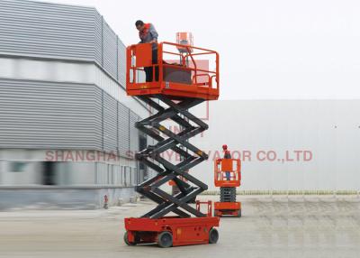 China Self Propelled 14M Height Hydraulic Scissor Lifts Auto Parking Lift for sale