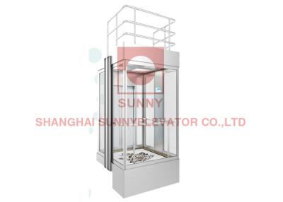 China CE 3500lbs Exterior Panoramic Commercial Glass Elevators Lift for sale