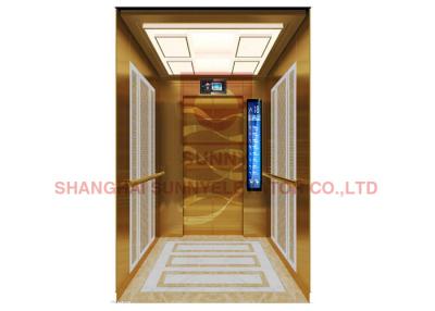 China VVVF 800kg  6 Person MRL Passenger Lift With Plc Controlled Elevator System for sale