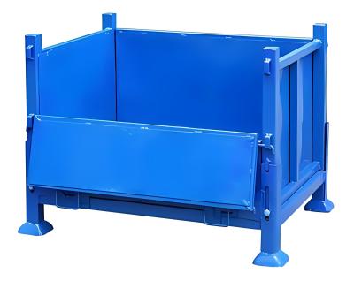 Китай Стенная тяжелая пластиковая коробка для поддонов серо-синий-синий-зеленый твердый с крышками продается
