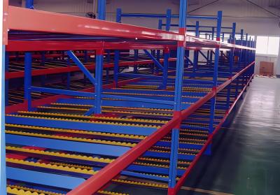China Roller Racking System Metal Storage Carton Flow Racking for Warehouse Picking Equipment Rack Gravity Pallet Flow Rack for sale