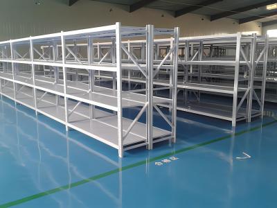 中国 倉庫 パネル 収納 棚 鋼製 棚 調整可能な 中型収納ラック 販売のため