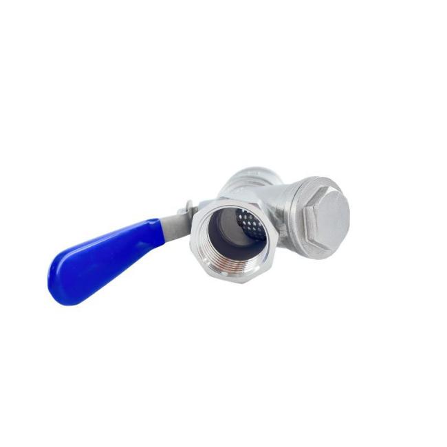 SS304 Y-Type Filter Ball Valve