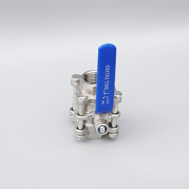 3 Piece Stainless Steel Floating Ball Valve