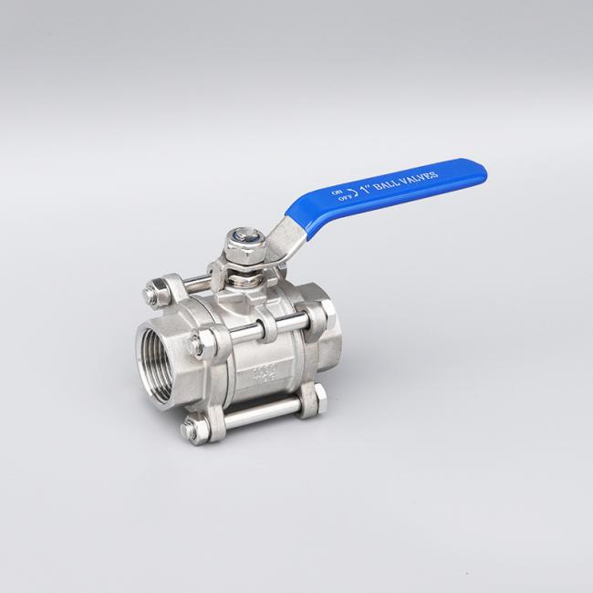 3 Piece Stainless Steel Floating Ball Valve