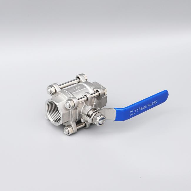 3 Piece Stainless Steel Floating Ball Valve