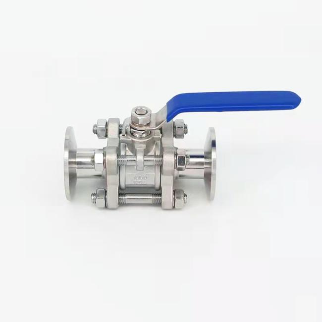 CF8m 3PC Ball Valve with Clamp