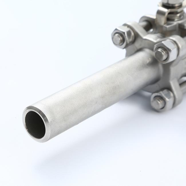 3PC Stainless Steel Ball Valve with Butt Weld
