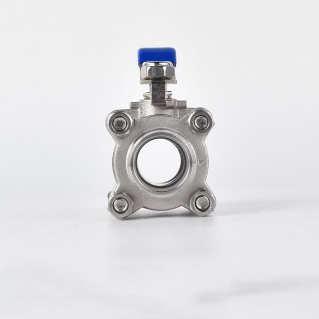 SS304 316 201stainless Steel Butt Welding Connection 3PC Ball Valve