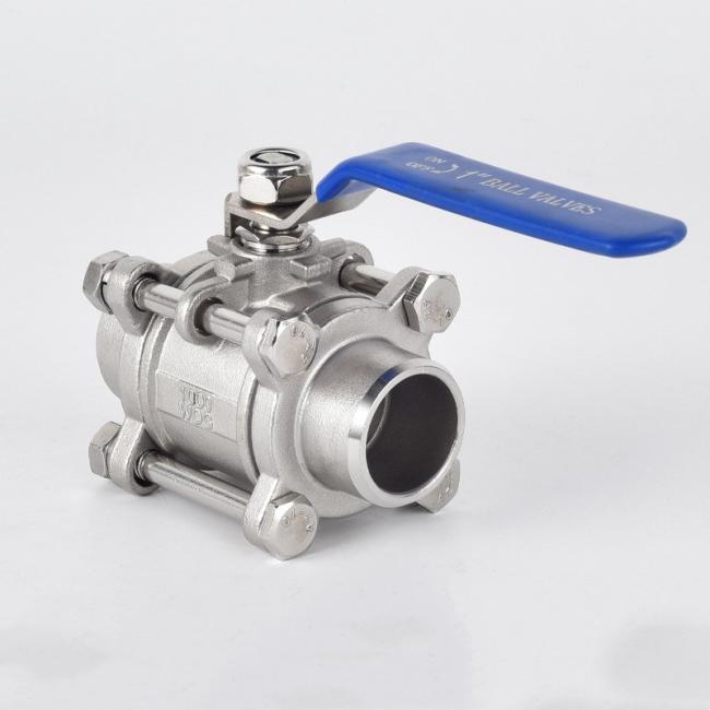 3 Piece Welded Ball Valve