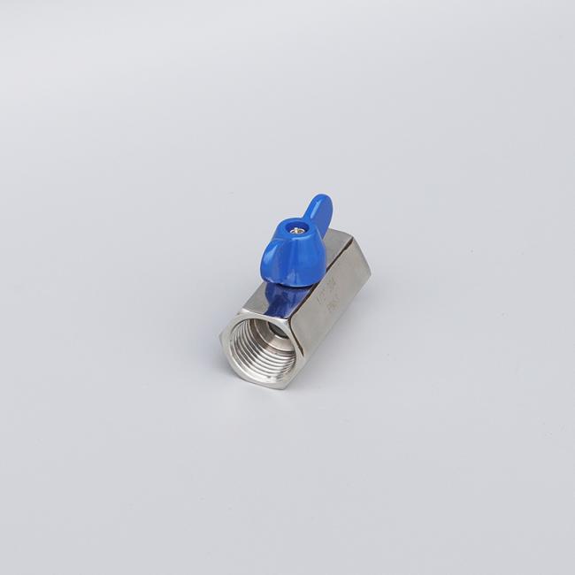 Butterfly Handle Stainless Steel Mini Ball Valve with Female Thread