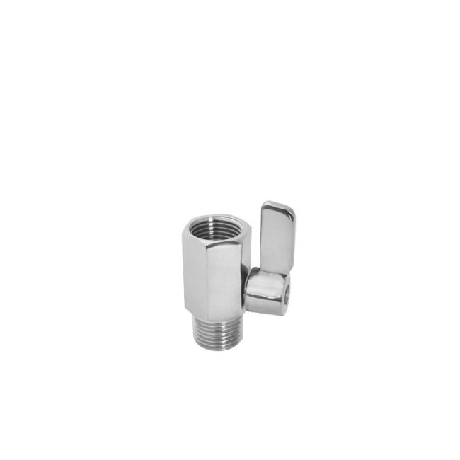 Sanitary Female Male Pn63 Stainless Steel Mini Ball Valve with Ss Handle