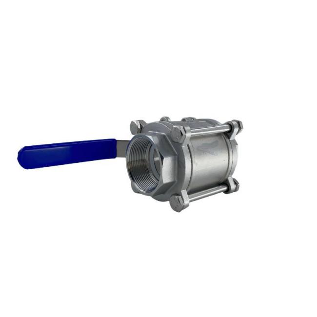 Stainless Steel Three-Piece Ball Valve Wire Buckle Butt Welding