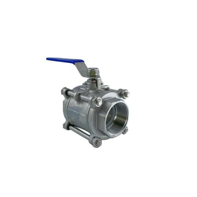Stainless Steel Three-Piece Ball Valve Wire Buckle Butt Welding