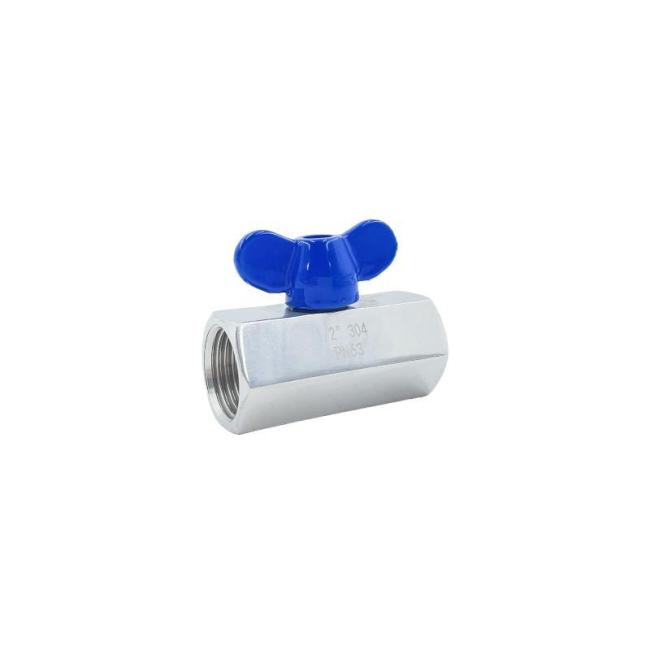 304/316 Stainless Female Thread Steel Mini Ball Valve
