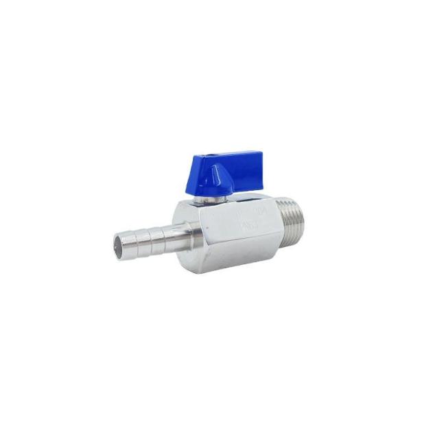 Water Stainless Steel NPT Bsp Female to Male Pn63 Mini Ball Valve