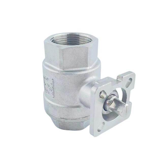 Factory Direct Sales 304/316 Stainless Steel Two-Piece Platform Ball Valve