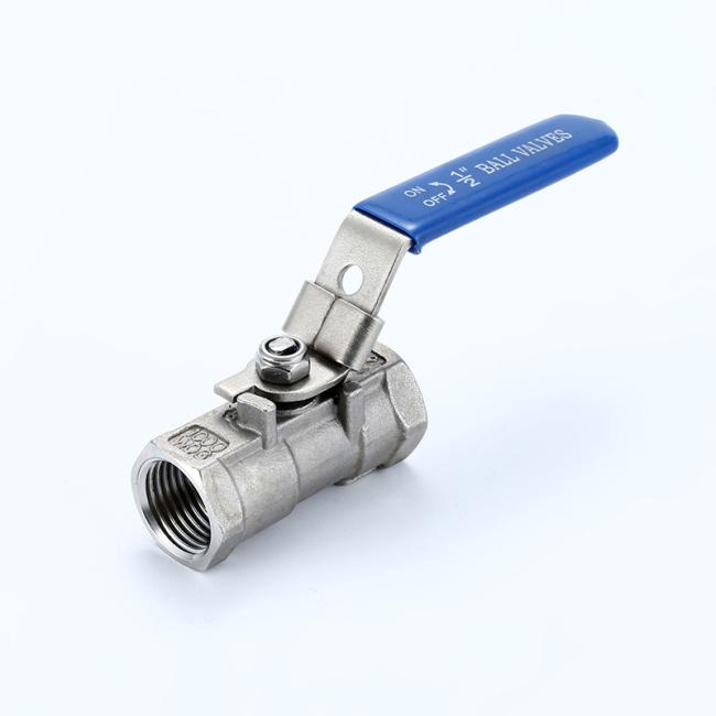 Cast Stainless Steel Female Thread 1PC Ball Valve with Lock