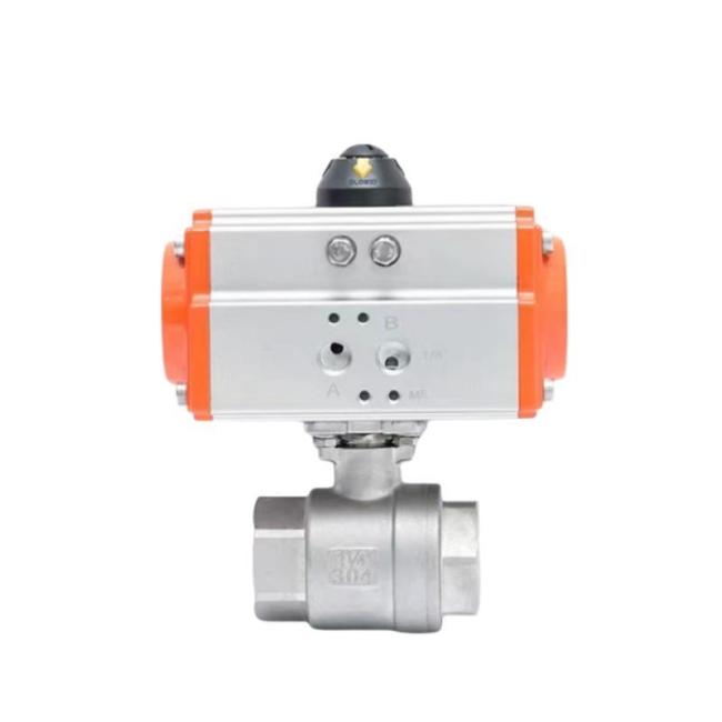 Manufacturer Pneumatic Stainless Steel 2PC Ball Valve Quick Cut