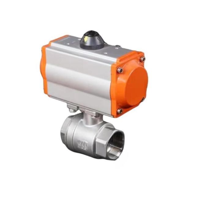Manufacturer Pneumatic Stainless Steel 2PC Ball Valve Quick Cut