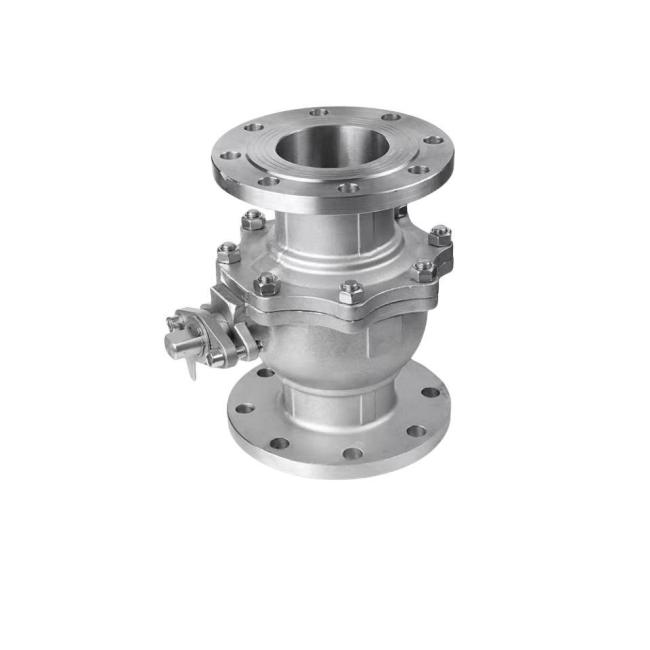 China Industrial Valve CF8 CF8m Full Port Manual Flanged/Flange End Floating Ball Valves