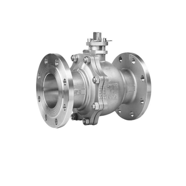 China Industrial Valve CF8 CF8m Full Port Manual Flanged/Flange End Floating Ball Valves