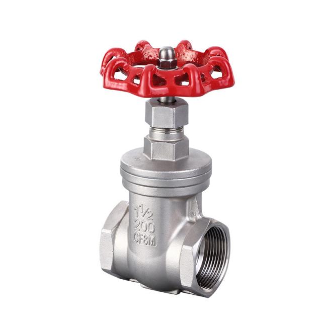 Stainless Steel Internal Thread Gate Valve Handwheel Gate for Water Pipe Pump