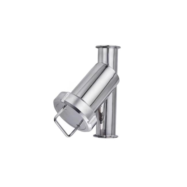 Food Processing Stainless Steel Sanitary Liquid Y-Type Filter