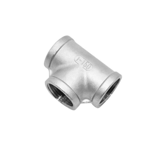 Stainless Steel Thread Tee for Pipe Line