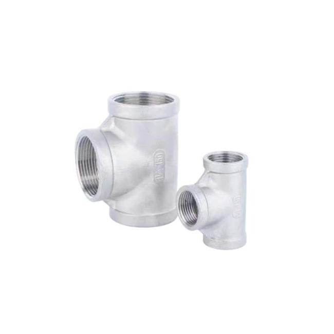Stainless Steel Regular Tee with Female Thread