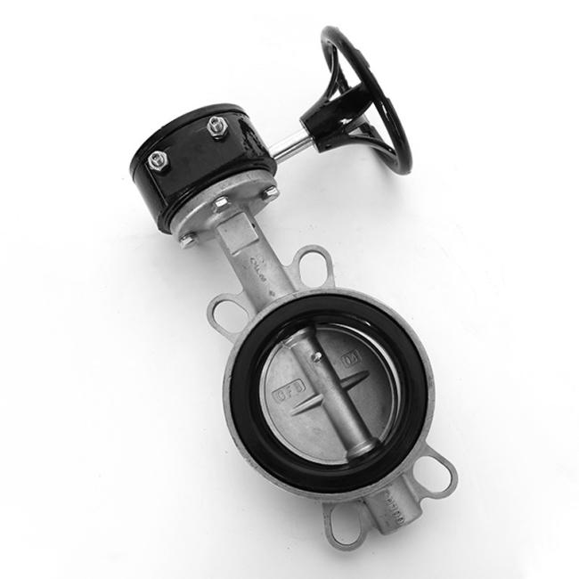 Stainless Steel Turbine Butterfly Valve Wafer Butterfly Valve Soft Seal Manual