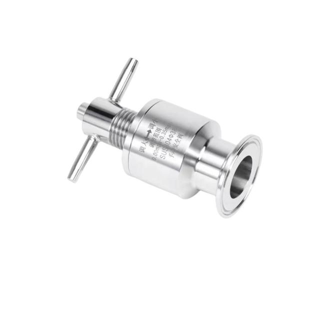 Sanitary Stainless Steel Quick Installation Safety Pressure Relief Valve