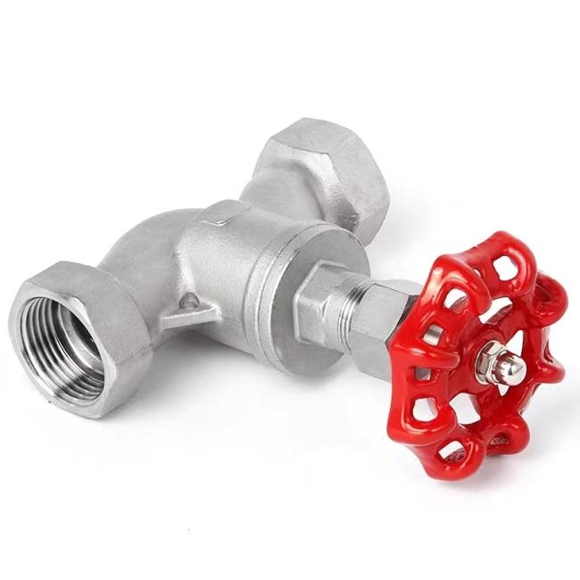 Stainless Steel SS304 316 NPT Thread Handwheel Globe Valve