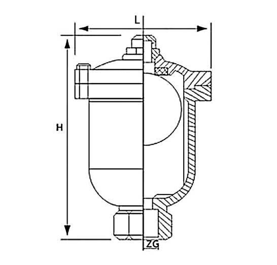 Stainless Steel Female Thread Automatic Exhaust Valve