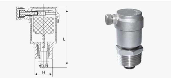 Factory Price 304 Stainless Steel Forging Automatic Exhaust Valve