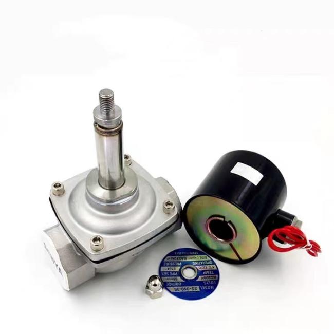 2 Position 2 Way 304 Water Solenoid Valve Normally Closed 12V 24V 220V