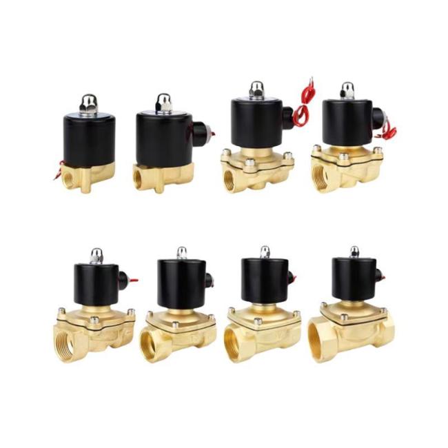 Brass Direct Acting Normally Closed Solenoid Valve for Water Ai