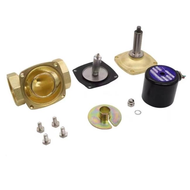 2W Brass 24V 220V Volt 12V Normal Closed Solenoid Valve