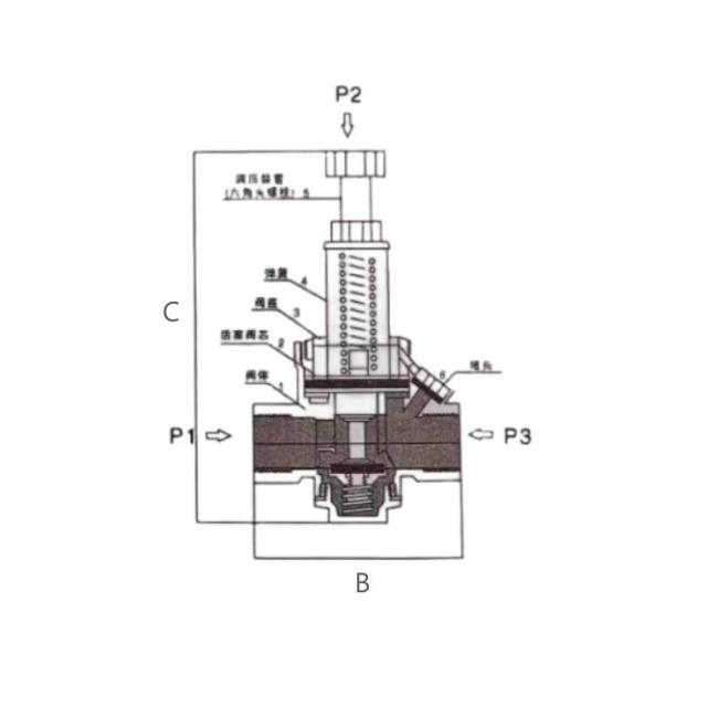 304 Stainless Steel Pressure Reducing Valve Tap Water Pipe