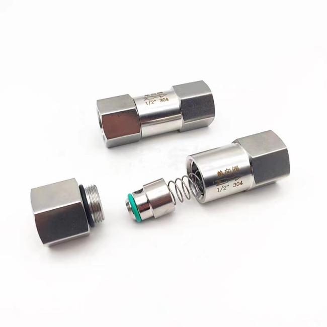 304/316 Stainless Steel Female Thread High Pressure Check Valve for Water Pipe