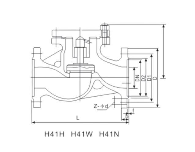 Professional Manufacture DN100 Pn16 Lifting Check Valve