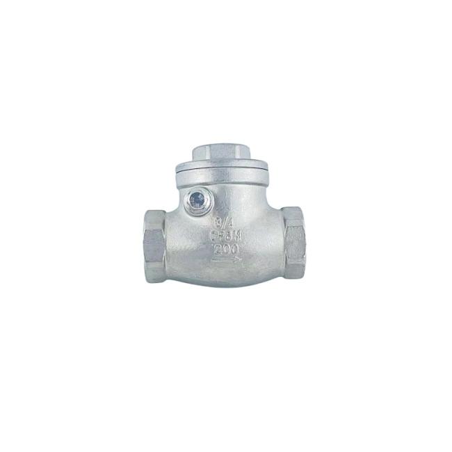 High Quality 304/316 Stainless Steel Swing Check Valve Anti-Backflow Valve