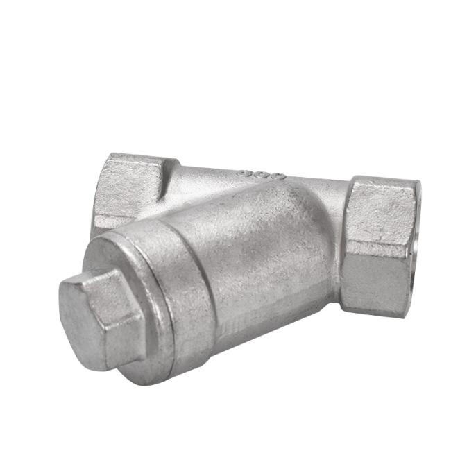 Y-Type Stainless Steel Female Thread Strainer SS304 SS316