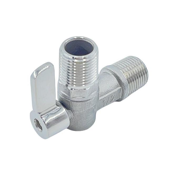 Factory Price Stainless Steel Angle Valve with Stainless Steel Handle