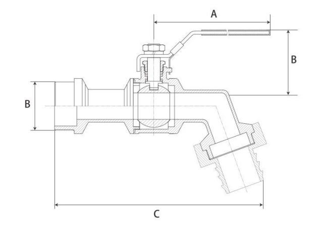 Manufaturer Price Bibcock Stainless Steel Water Valve Faucet